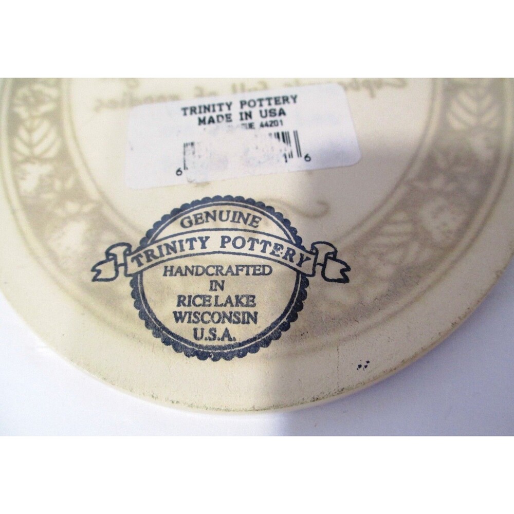 Trinity Pottery "MY GRANDMA" Oval Plaque 7" Made in USA - Picture 3 of 5